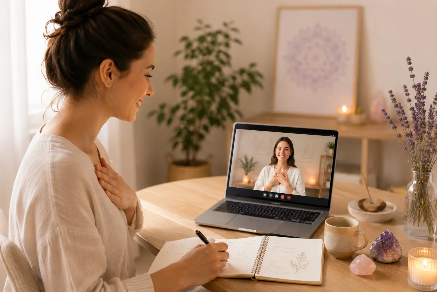 Sesión de Lectura de Registros Akáshicos por videollamada con Diana